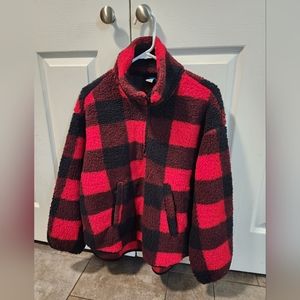 Old Navy half zip Sherpa pullover